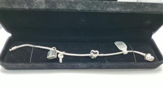 Pandora Silver Charm Bracelet 925 Silver 26.73g